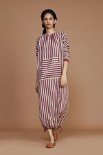 Lotte Dress in Maroon (Mauve)