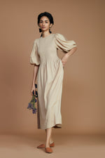 Klara Dress (Ivory-Beige)