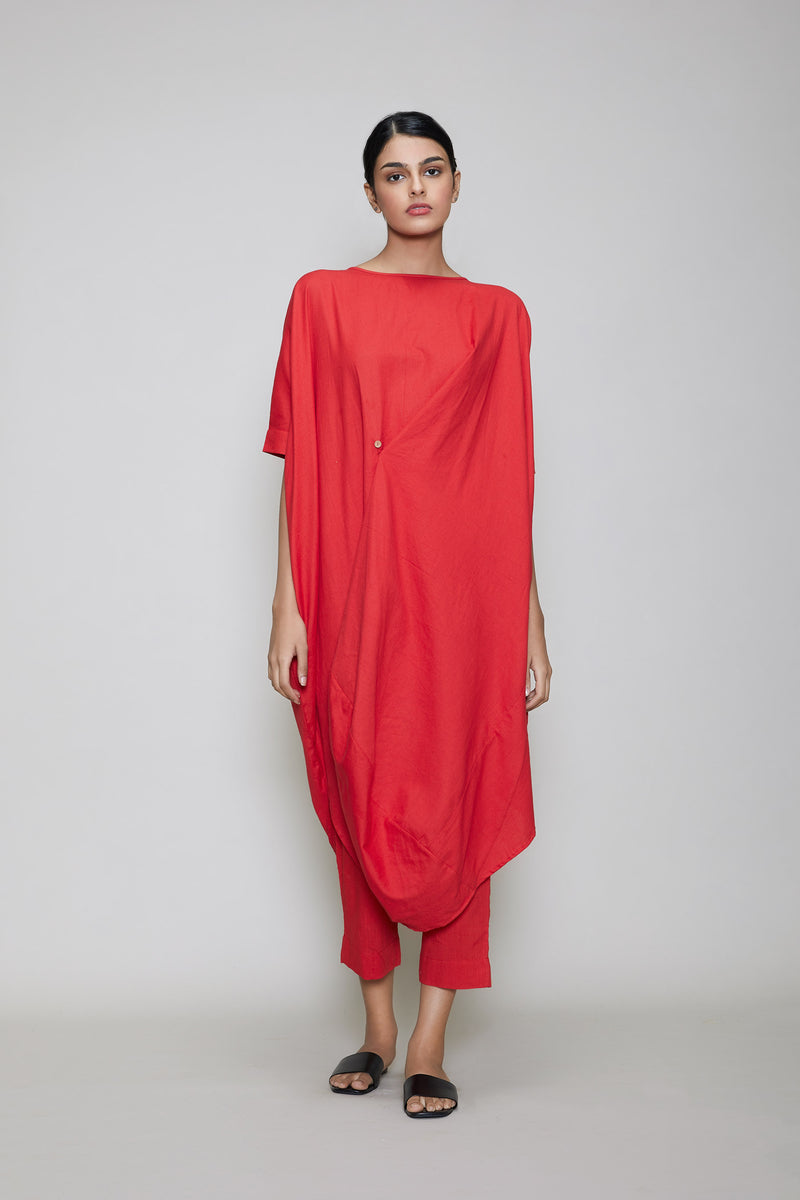 Cowl Button Tunic